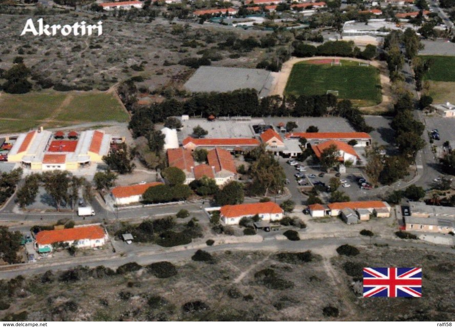 1 AK Akrotiri * Britische Militärbasis Auf Zypern - Akrotiri Liegt Westlich Von Limassol - Luftbildaufnahme * - Cipro