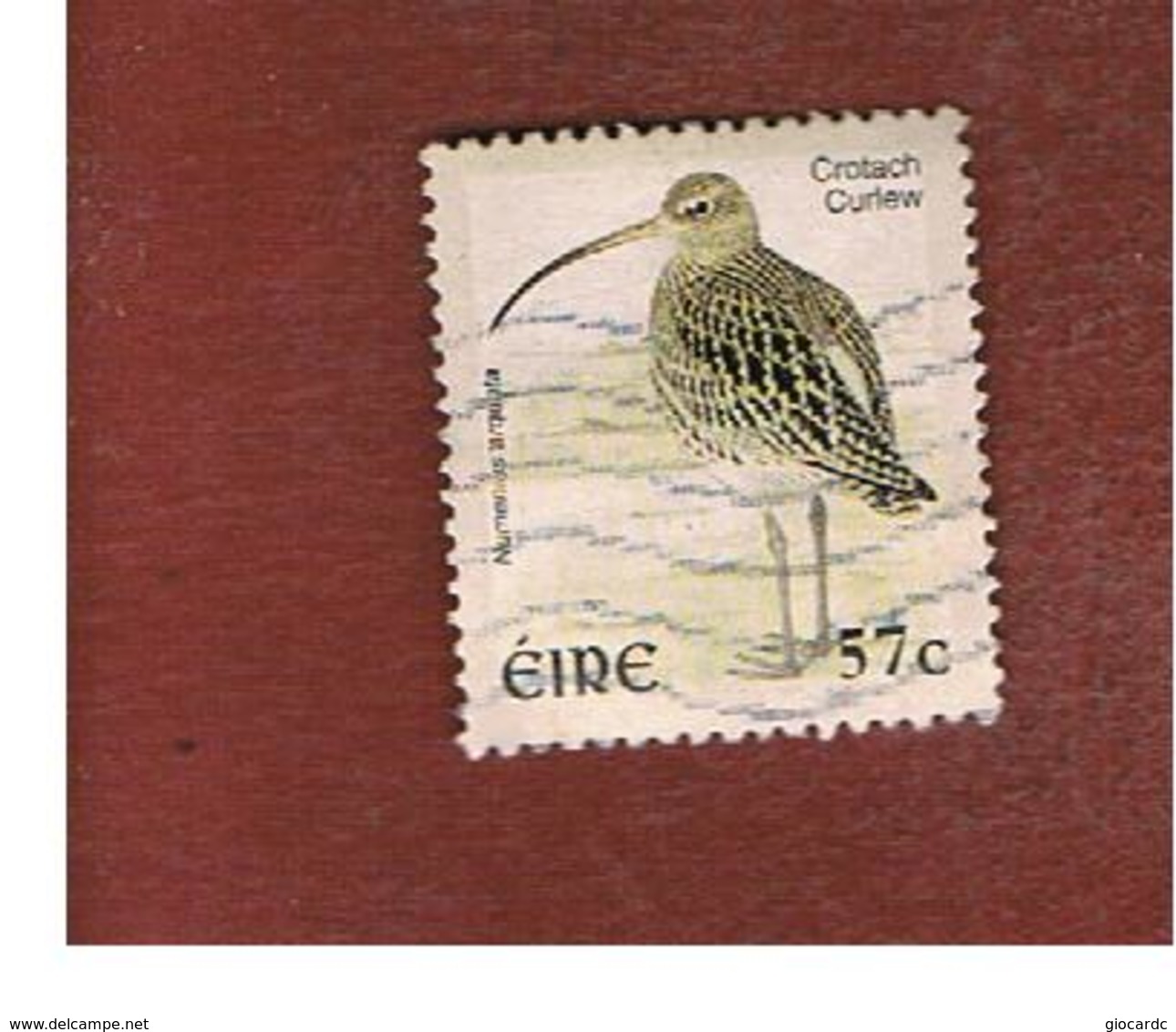 IRLANDA (IRELAND) - SG 1481  -   2002    BIRDS: NUMENIUS ARQUATA  - USED - Usati