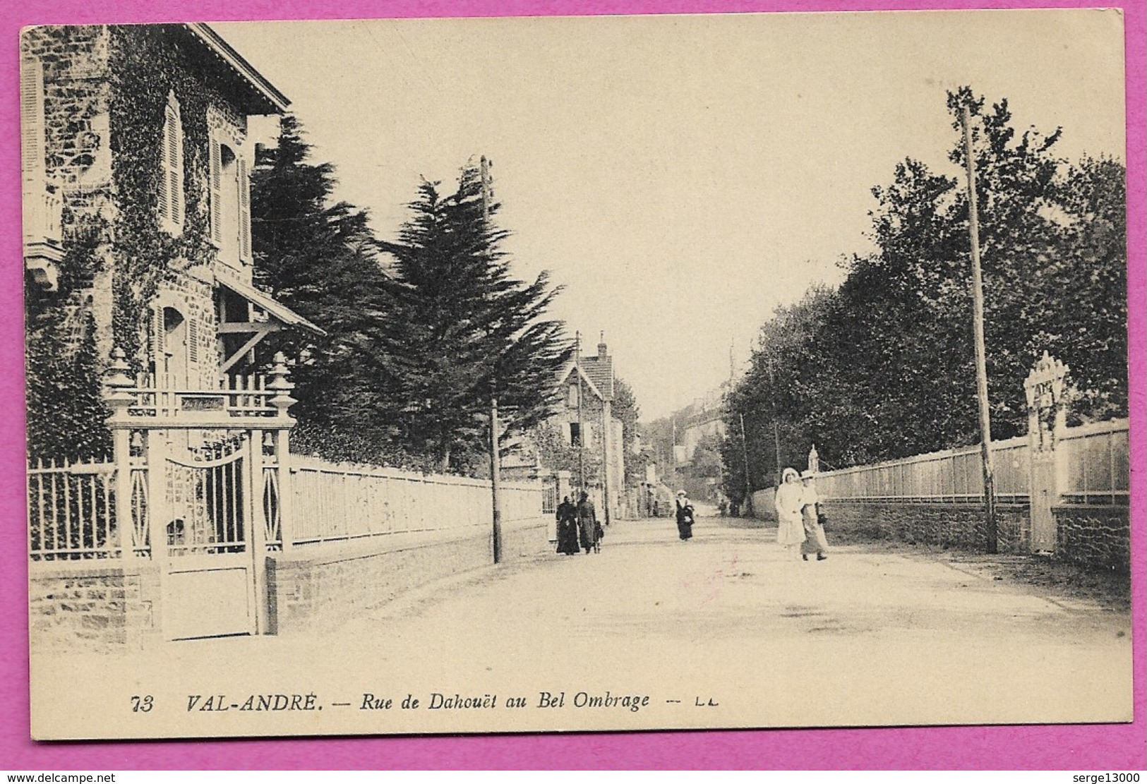 22 Pleneuf Val André Rue De Dahouët ( Amiral Charner ) Au Bel Ombrage Env De Saint Brieuc Saint Alban Lamballe - Pléneuf-Val-André