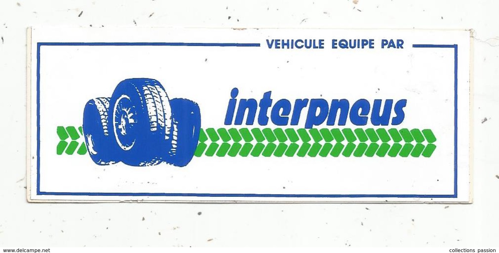 Autocollant , Automobile ,véhicule équipé Par INTERPNEUS - Pegatinas