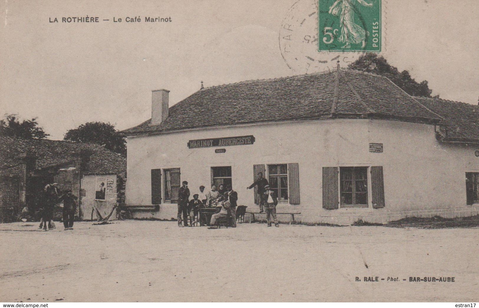 10 LA  ROTHIRE LE CAFE MARINOT - Autres & Non Classés