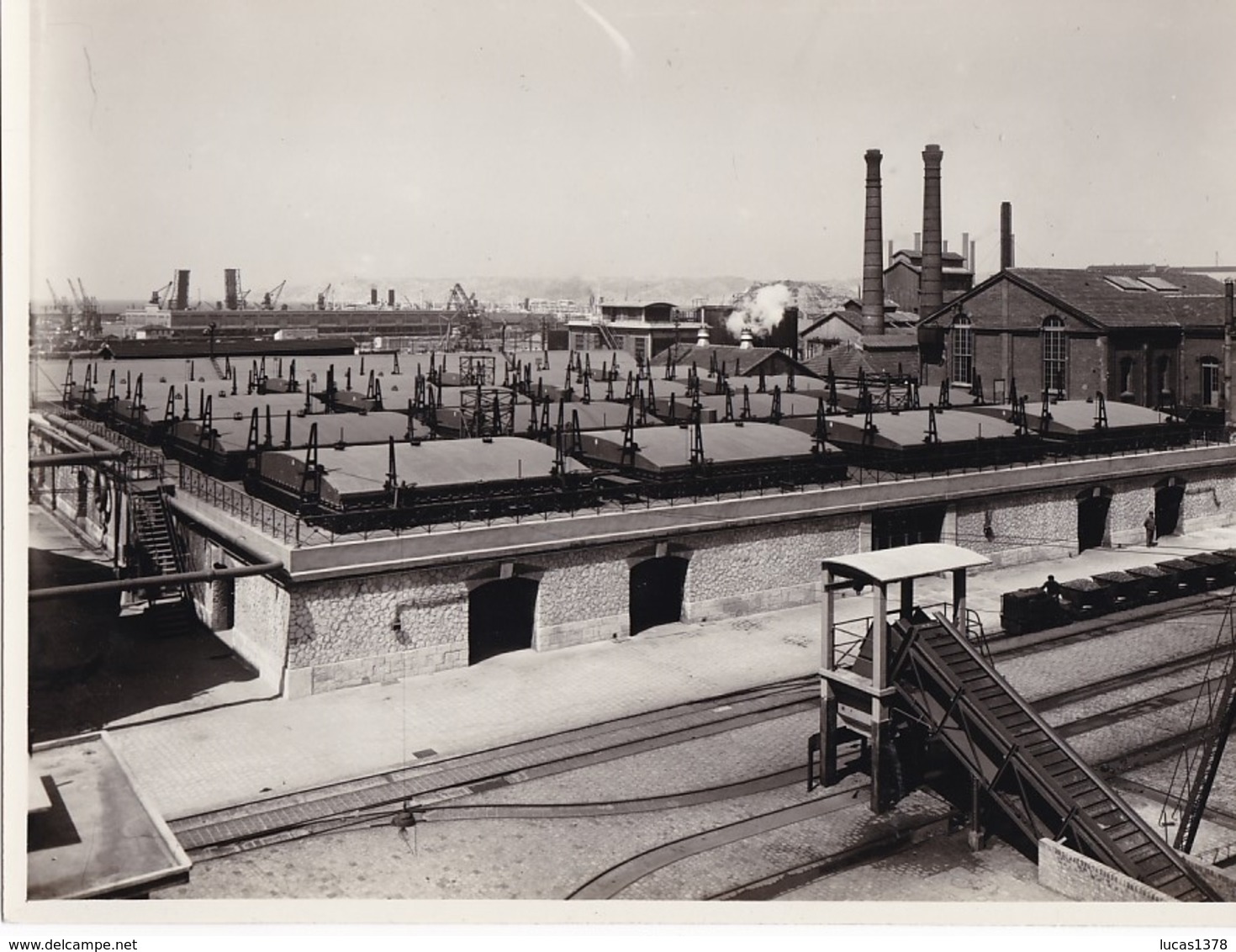 MARSEILLE  / 49 GRANDES PHOTOS USINE DE COKE VERS LE CANET / VOIR PREMIERES PHOTOS / ANNEES 50.60 / RARE +++ - L'Estaque