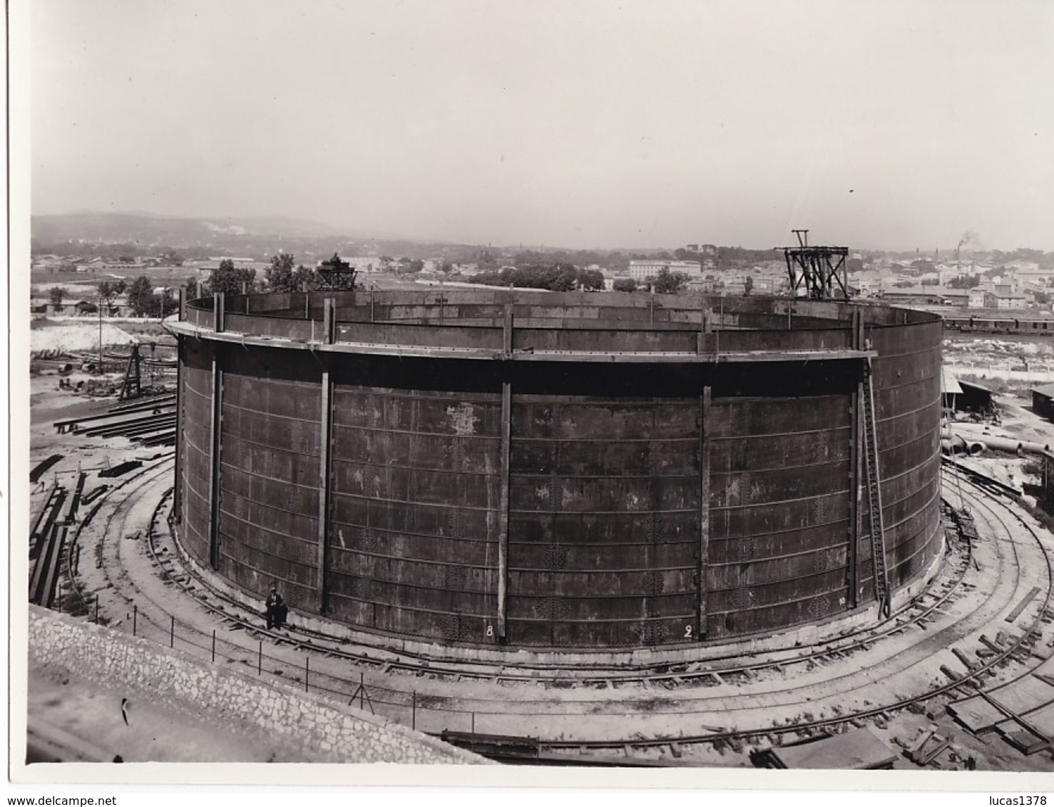 MARSEILLE  / 49 GRANDES PHOTOS USINE DE COKE VERS LE CANET / VOIR PREMIERES PHOTOS / ANNEES 50.60 / RARE +++