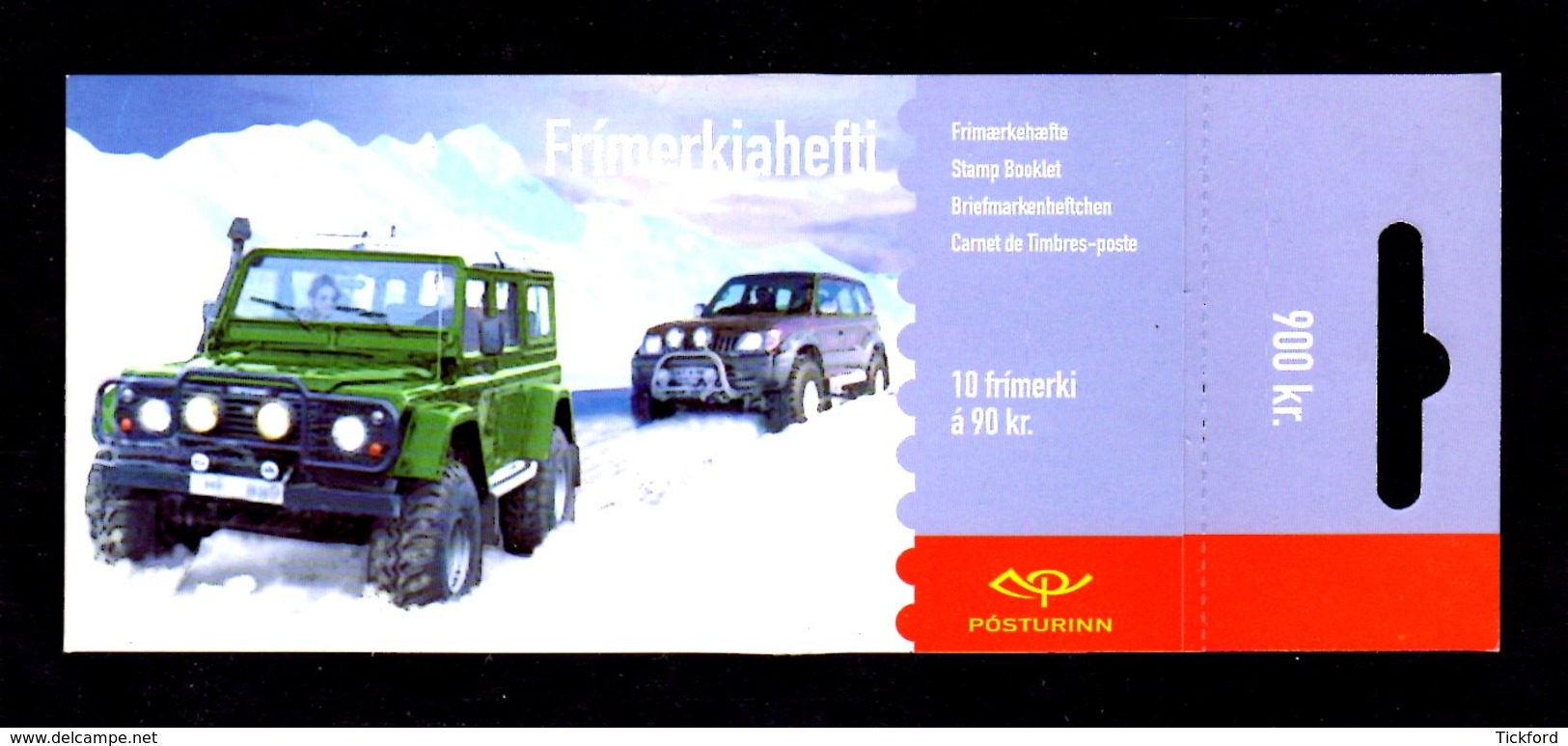 ISLANDE 2004 - Carnet Yvert C995 - Booklet - Facit H74 - NEUF** MNH - Europa, Les Vacances - Booklets