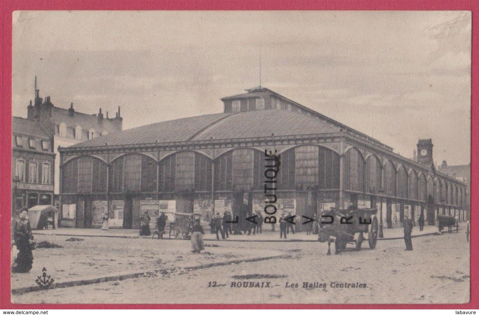 59 - ROUBAIX---Les Halles Centrales--attelage--animé - Roubaix