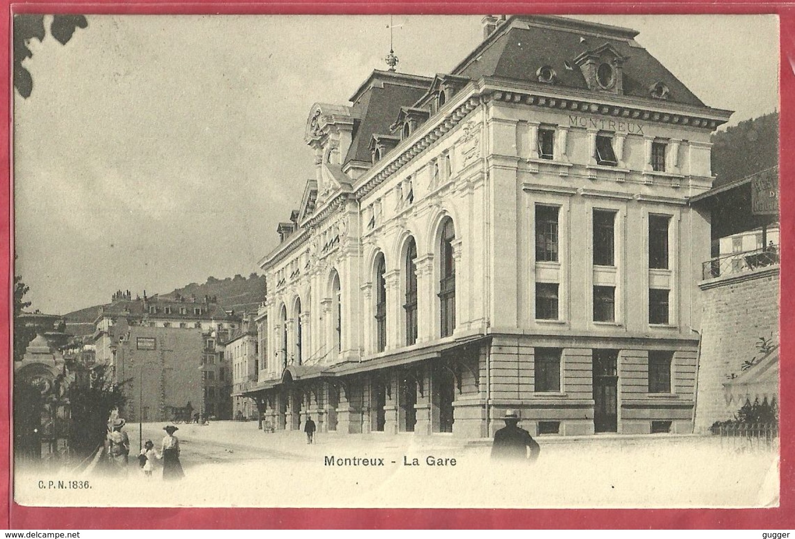 Montreux - La Gare / Bahnhof - 1905 - Montreux