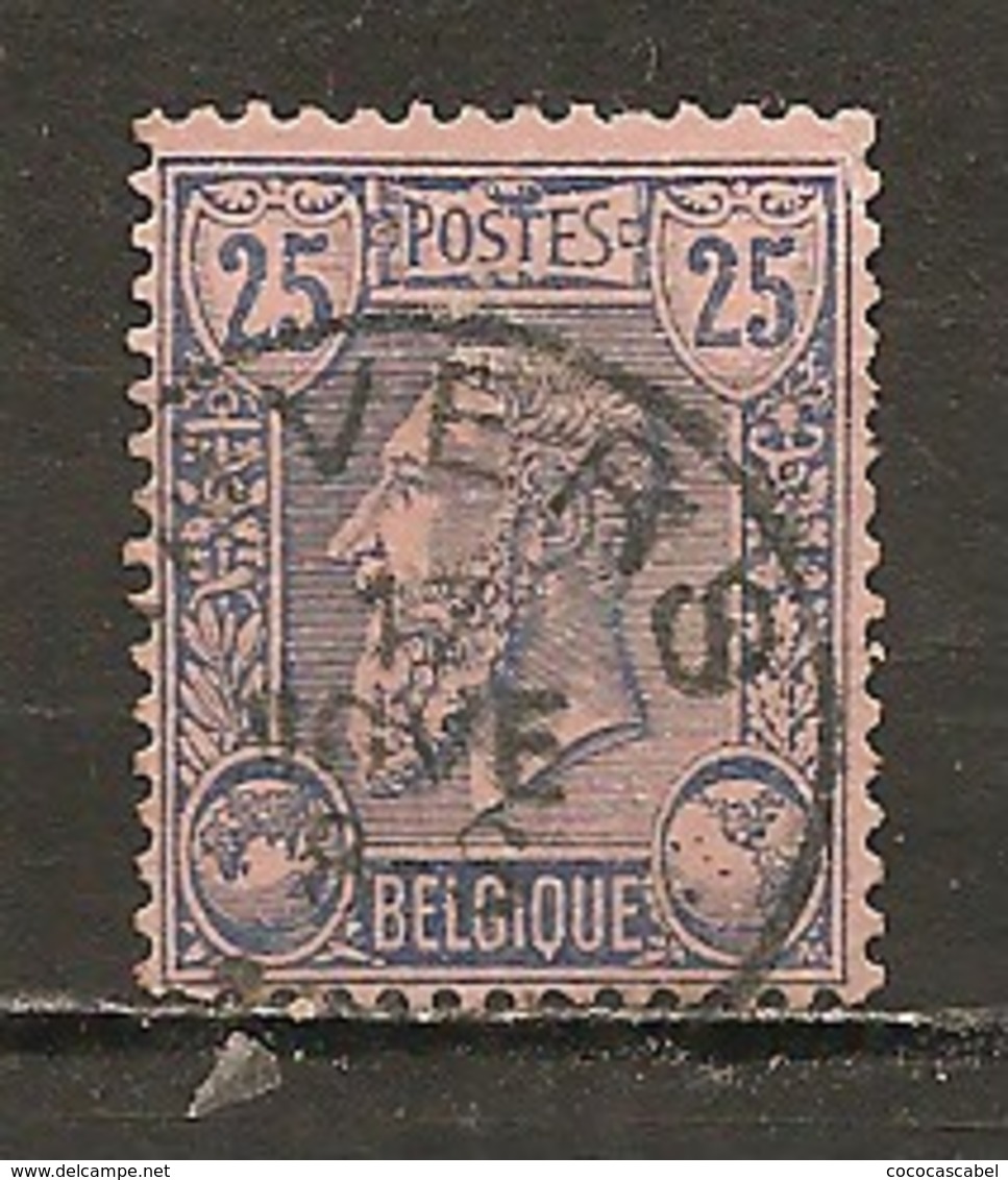 Bélgica - Belgium - Yvert 48 (usado) (o) - 1884-1891 Leopoldo II