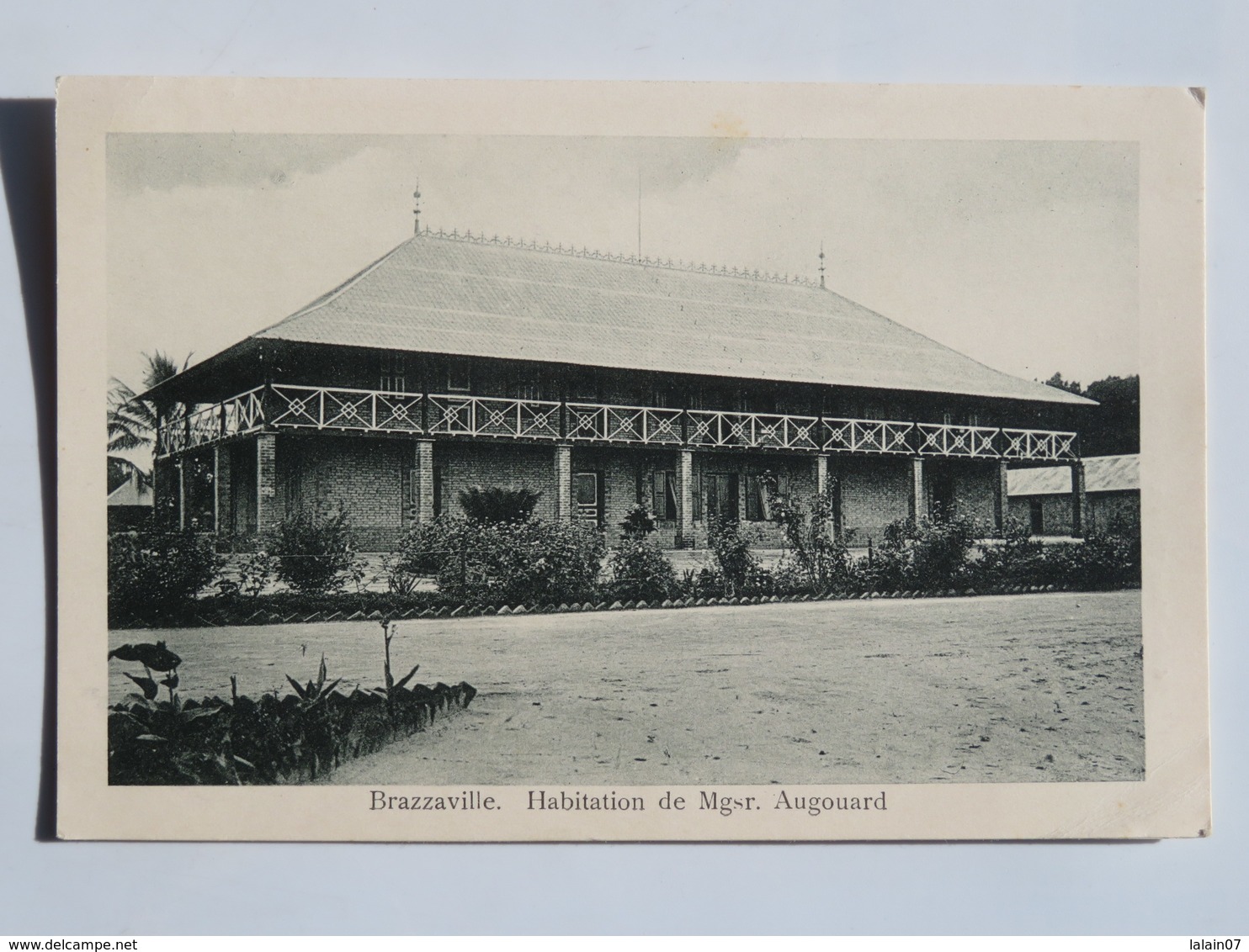 C.P.A.  : CONGO : BRAZZAVILLE : Habitation De Mgsr. AUGOUARD, En 1916 - Brazzaville