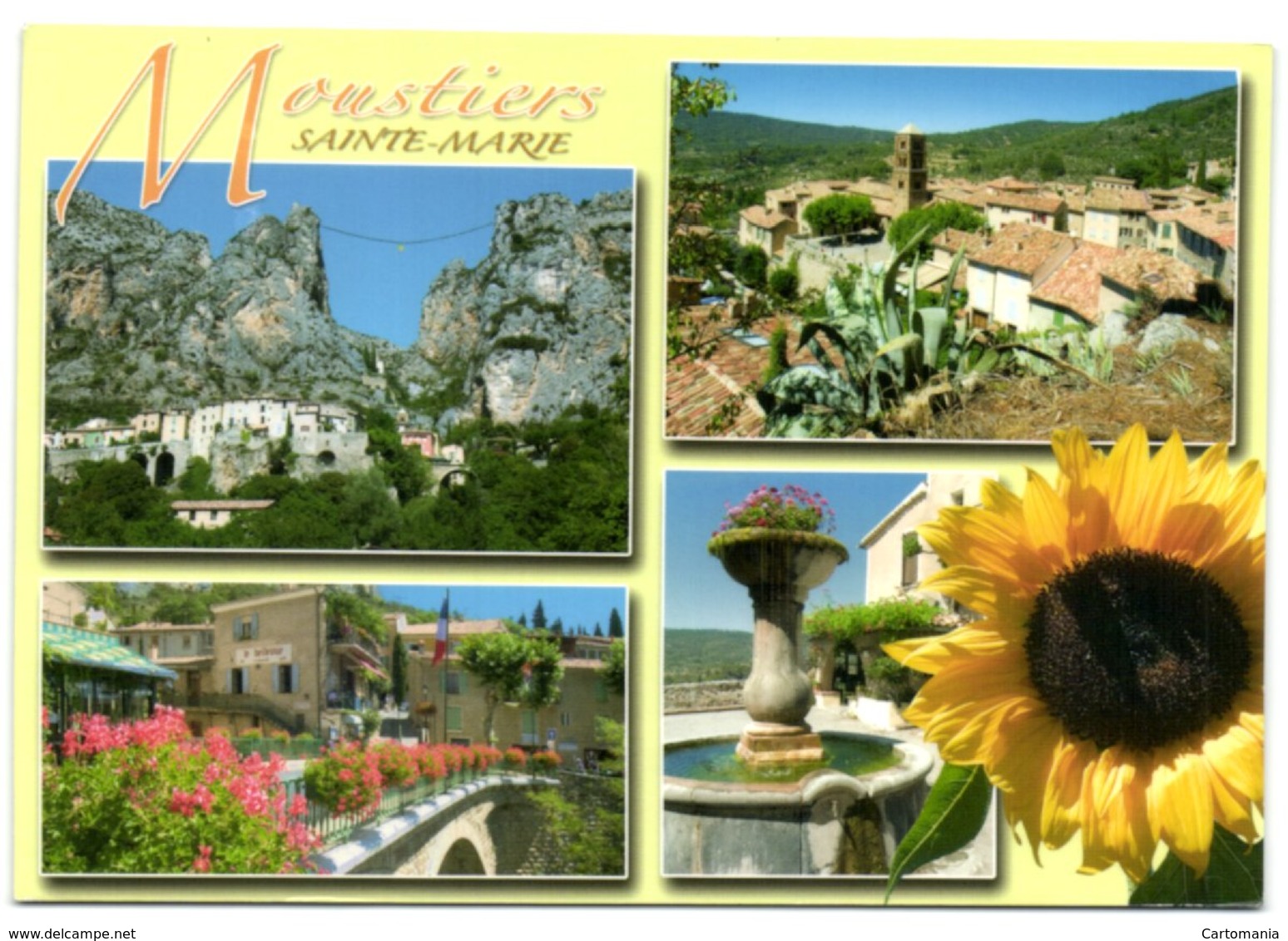 Moustiers-Sainte-Marie - Capitale Des Faïences à La Sortie Des Célèbres Gorges Du Verdon - Andere & Zonder Classificatie