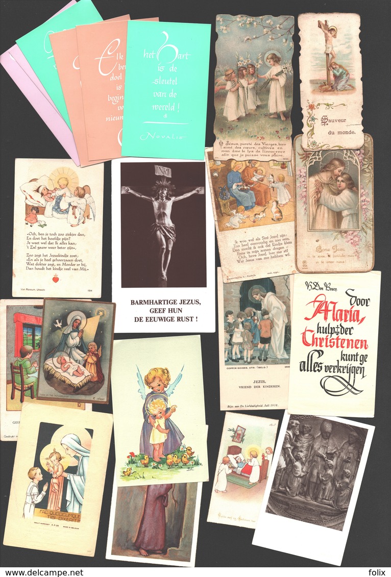 Lot 123 X Bidprentje / Religieus Prentje / Image Pieuse / Prayer Card / Religious Image - Gevarieerd / Varié - Devotion Images