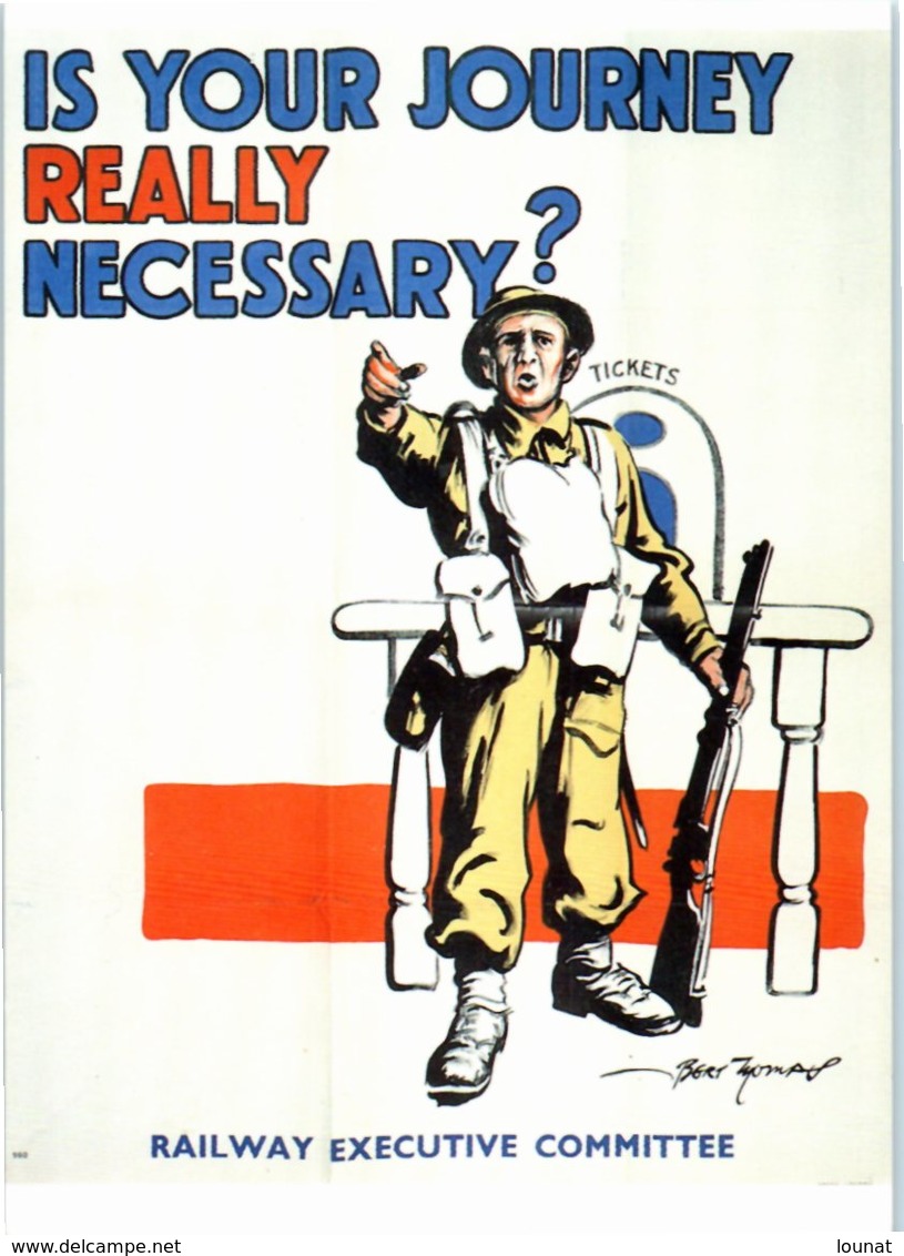 Illustrateur BERT THOMAS - Militaire - Is Your Journey Really Necessary? - Thomas
