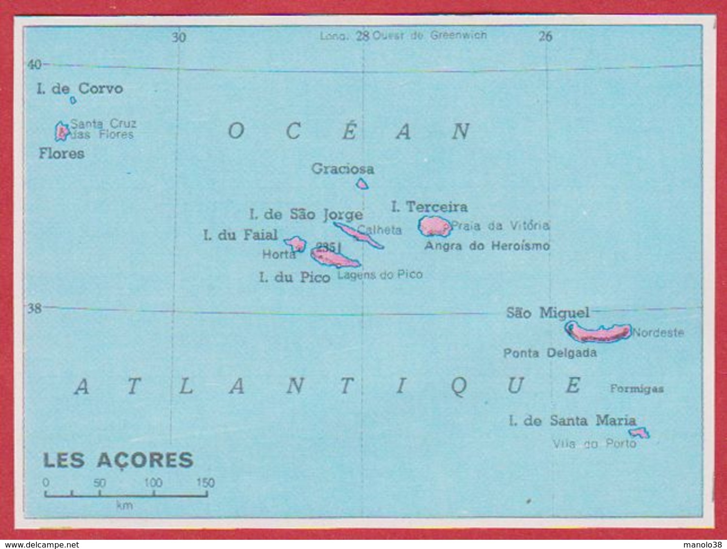 Iles De Açores Portugal. Encyclopédie De 1970 - Other & Unclassified