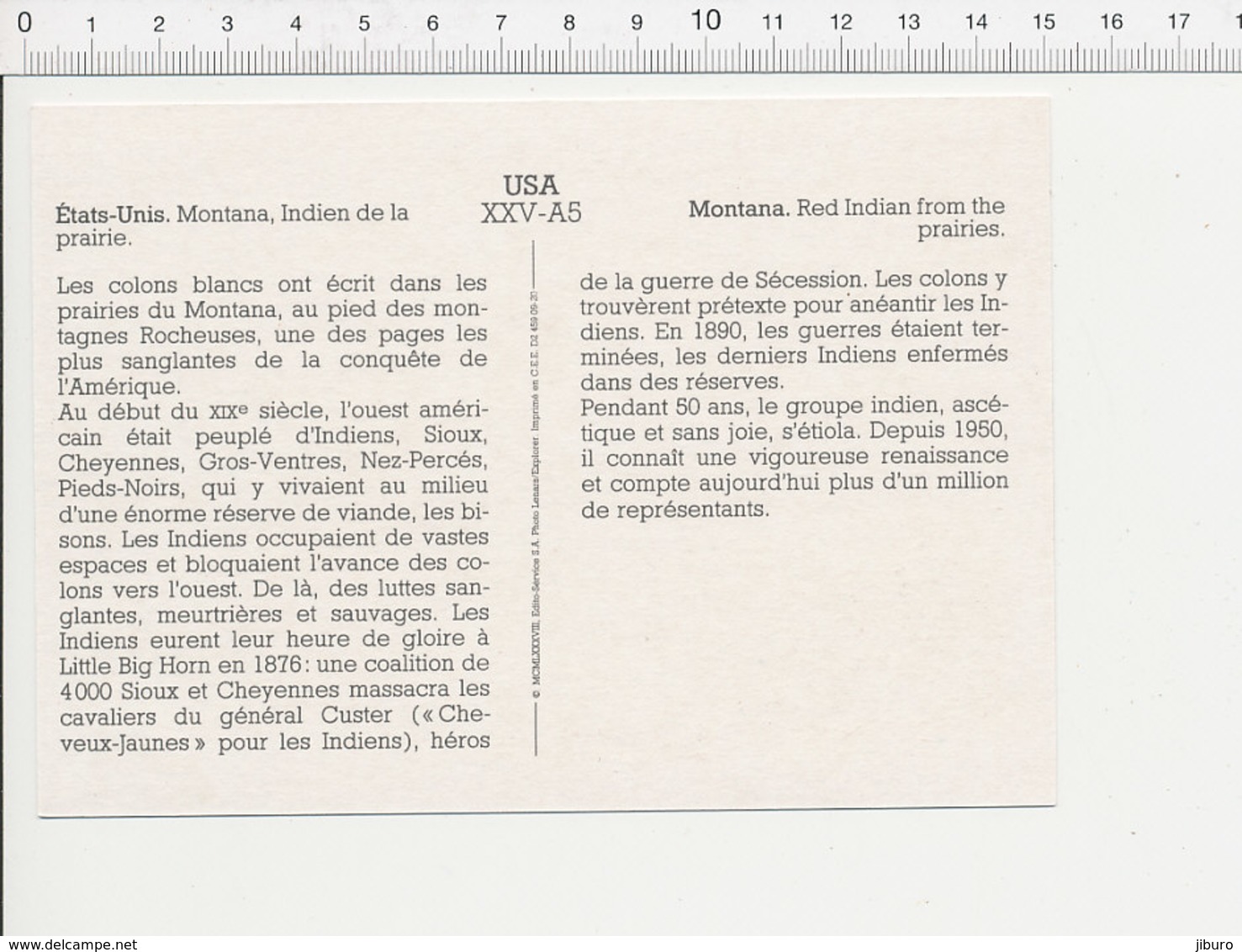 Indien De La Prairie Amérique Montana Etats-unis Coiffe à Plumes CP 2/301 - Autres & Non Classés