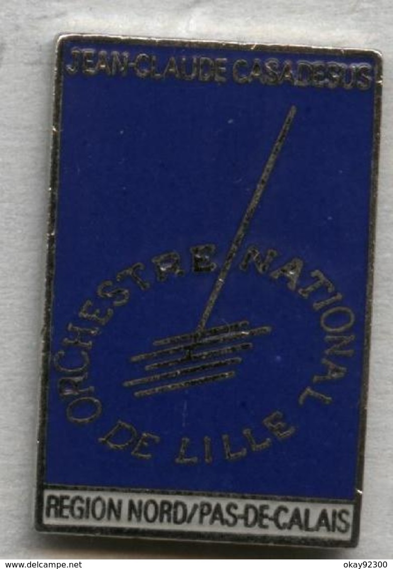 Pin's Jean-Claude Casadesus Musique Classique Orchestre National De Lille Région Nord Pas-de-Calais - Musique