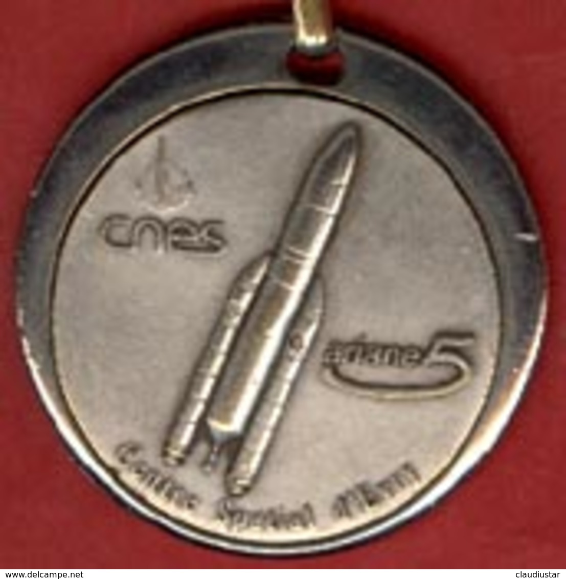 ** PORTE - CLEFS  C.N.ES  -  ARIANE  5  -  EVRY ** - Key-rings