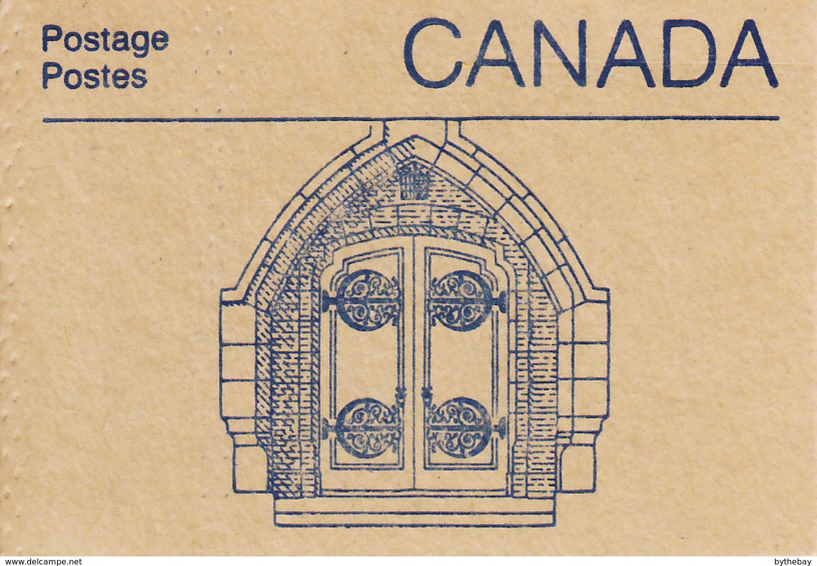 Canada 1988 Booklet BK96a Sc #1187a Pane Of 4, Labels Parliament - Full Booklets