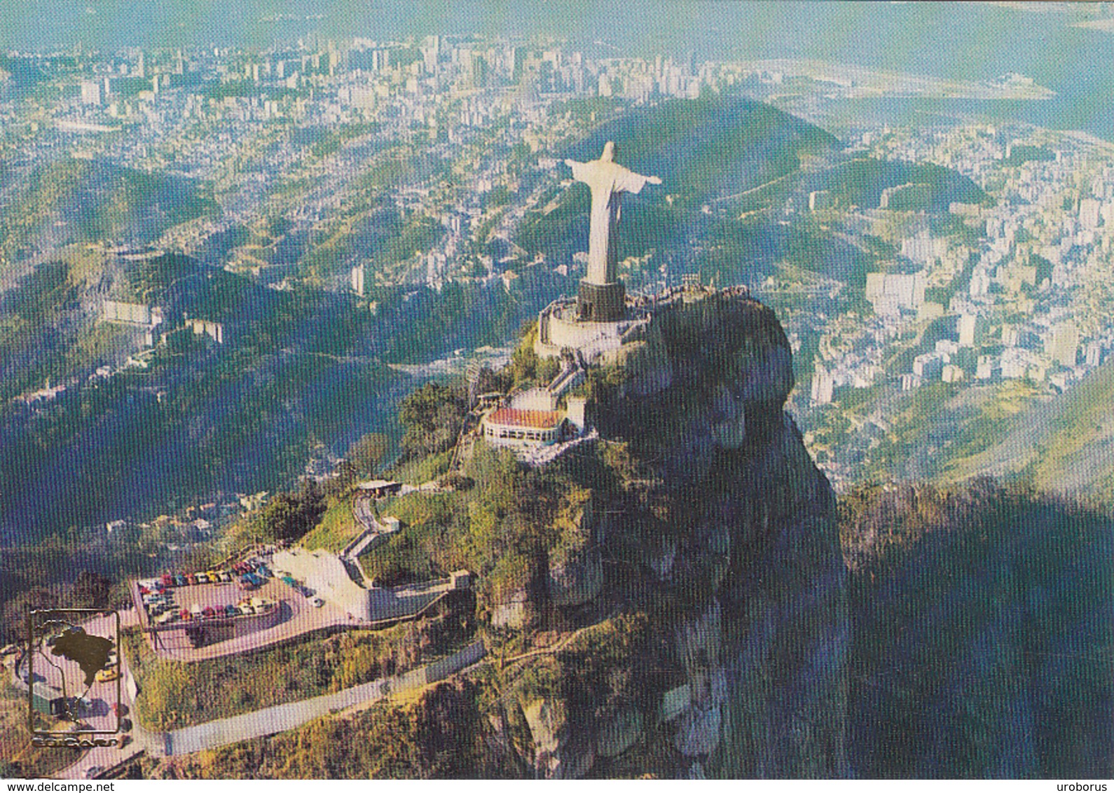 BRAZIL - Rio De Janeiro 1977 - Aerial View - Christ Redeemer - Rio De Janeiro