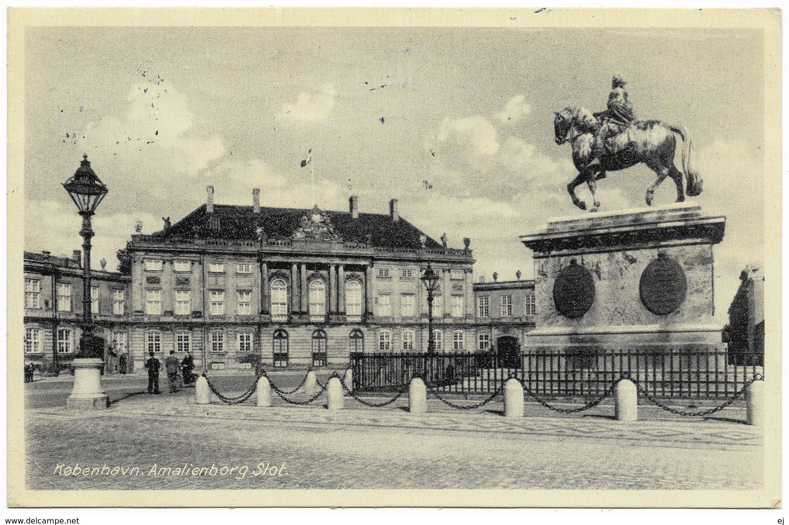 København Amalienborg Slot- 1946 - Rudolf Olsen - Denmark