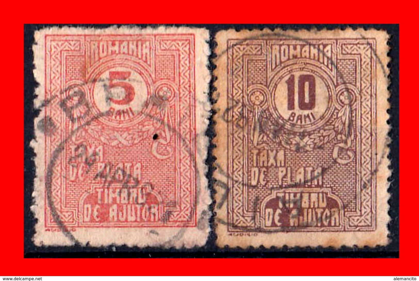 RUMANIA  -- ROMANIA -- R.P. ROMINA ( EUROPA ) SELLOS  1916   ( Usados ) - Sonstige & Ohne Zuordnung