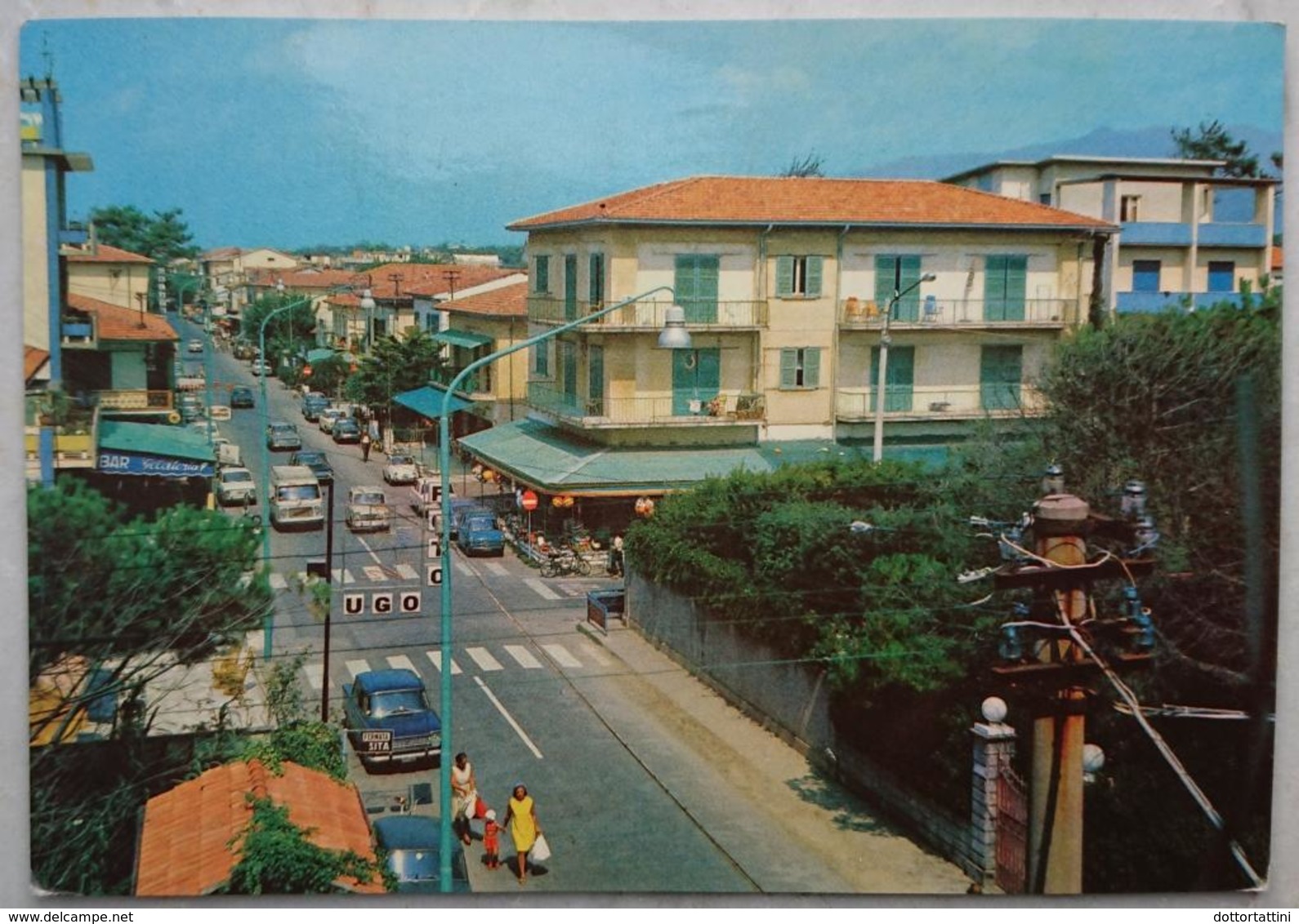 MARINA DI PIETRASANTA (LUCCA) - Via Versilia - Animata - Bar Gelateria, Foto Ugo  Vg T2 - Lucca