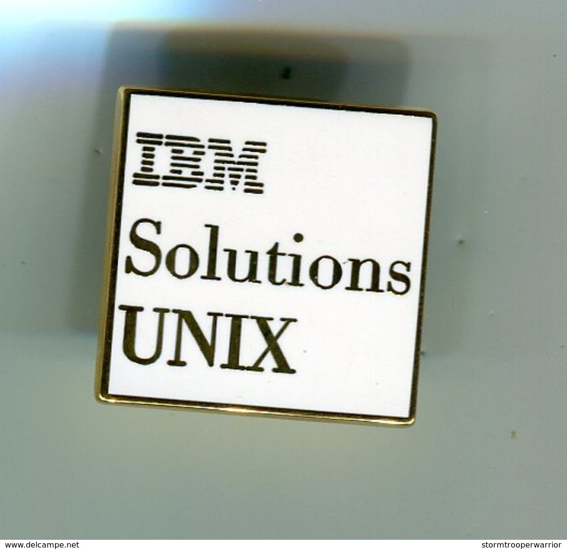 Pin's - IBM Solutions UNIX - Informatique Ordinateur - Signé Arthus Bertrand - Informatique