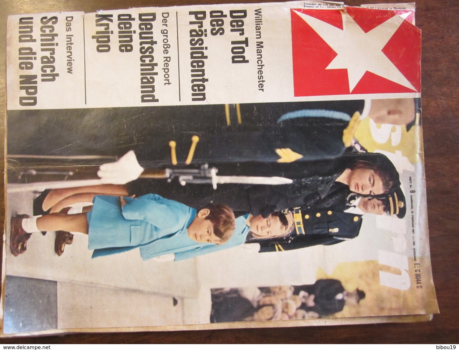 MAGAZINE STERN FEBRUAR 1967  N 8 DER TOD DES PRASIDENTEN DEUTSCHLAND DEINE KRIPO SCHIRACH UND DIE NPD - Voyage & Divertissement