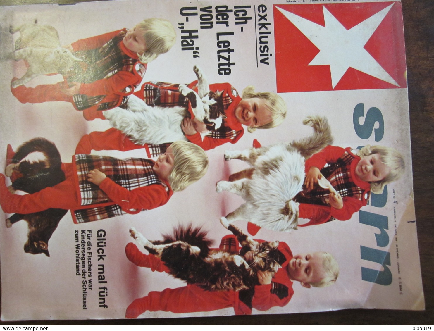 MAGAZINE STERN OKTOBER 1966  N 41 ICH DER LETZTE VON U HAI  GLUCK MAL FUNF - Voyage & Divertissement