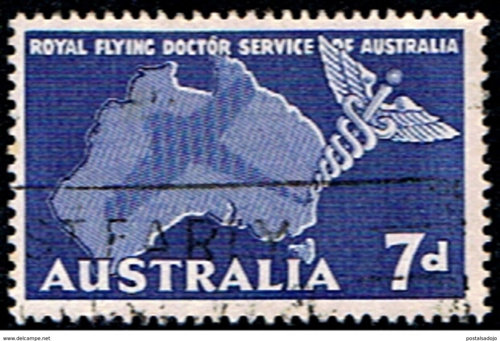 (AUST 426) AUSTRALIA // Y&T 9 (AÉRIEN) // 1957 - Used Stamps