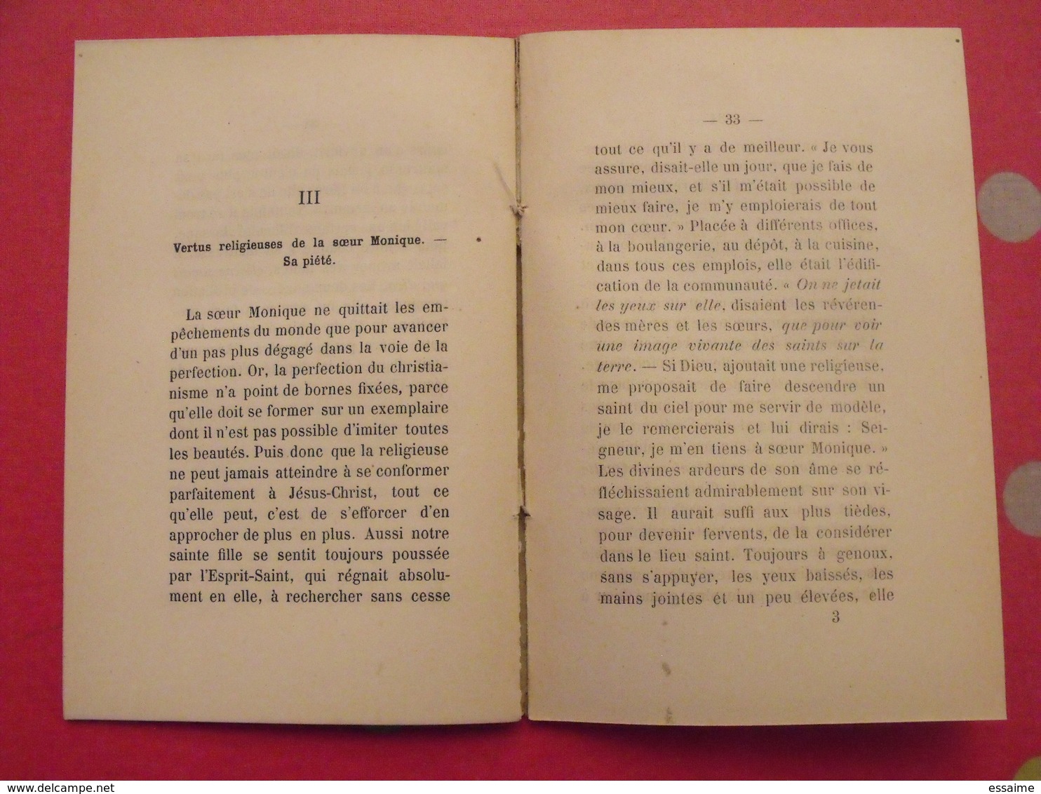 Histoire De Marie Lhuillier Dite Soeur Monique. Moriceau. Chailland 1883. Chateau-Gontier Laval Mayenne - Pays De Loire