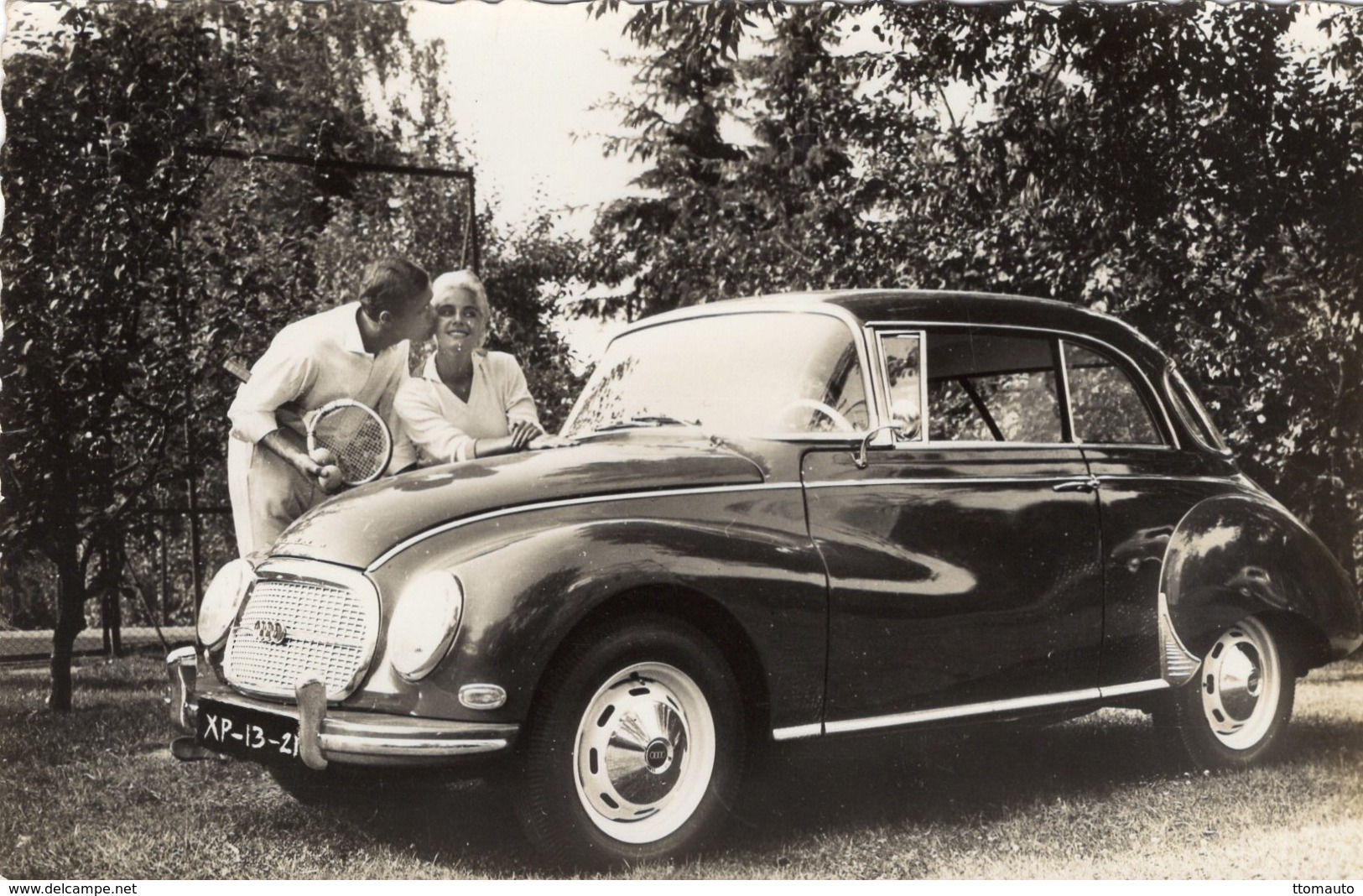 Auto Union DKW 3-6 1000  -  1957  -  Carte Postale - Turismo