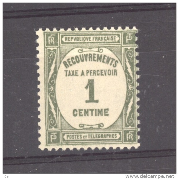 France  -  Taxes  :  Yv  55  ** - 1859-1959 Neufs