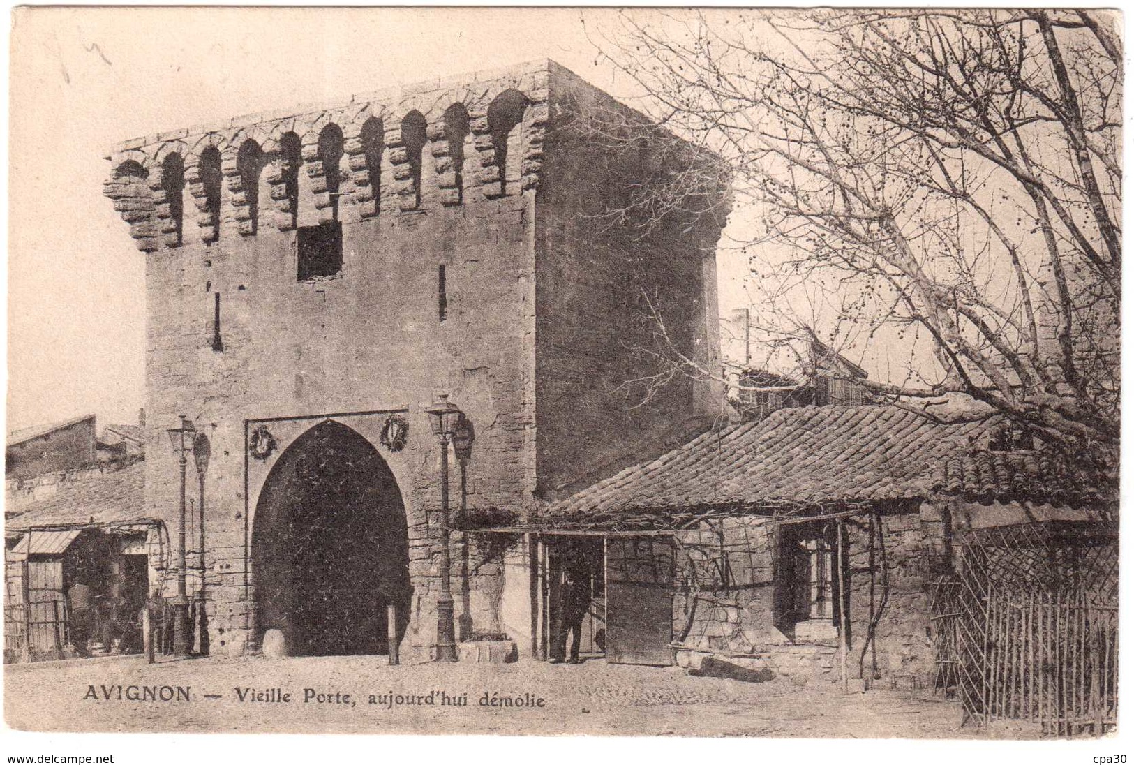 CPA VAUCLUSE.AVIGNON.VIEILLE PORTE AUJOUR'HUI DEMOLIE - Avignon