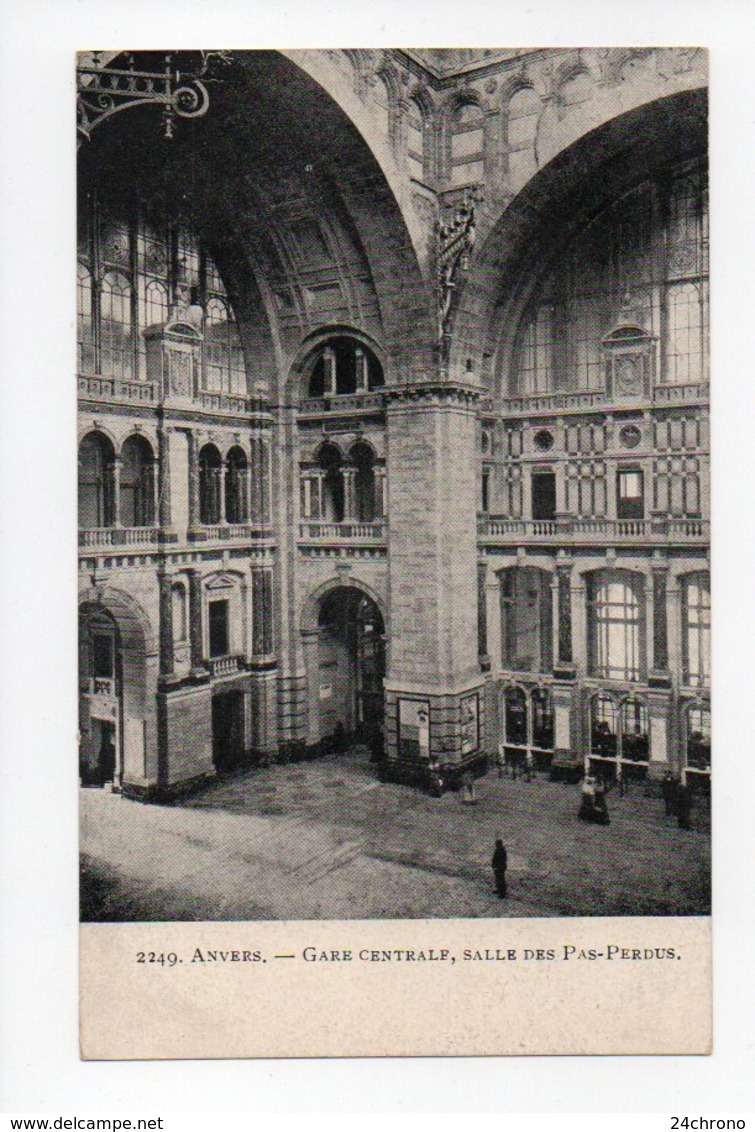 Belgique: Anvers, Antwerpen, Gare Centrale, Salle Des Pas Perdus (19-414) - Antwerpen