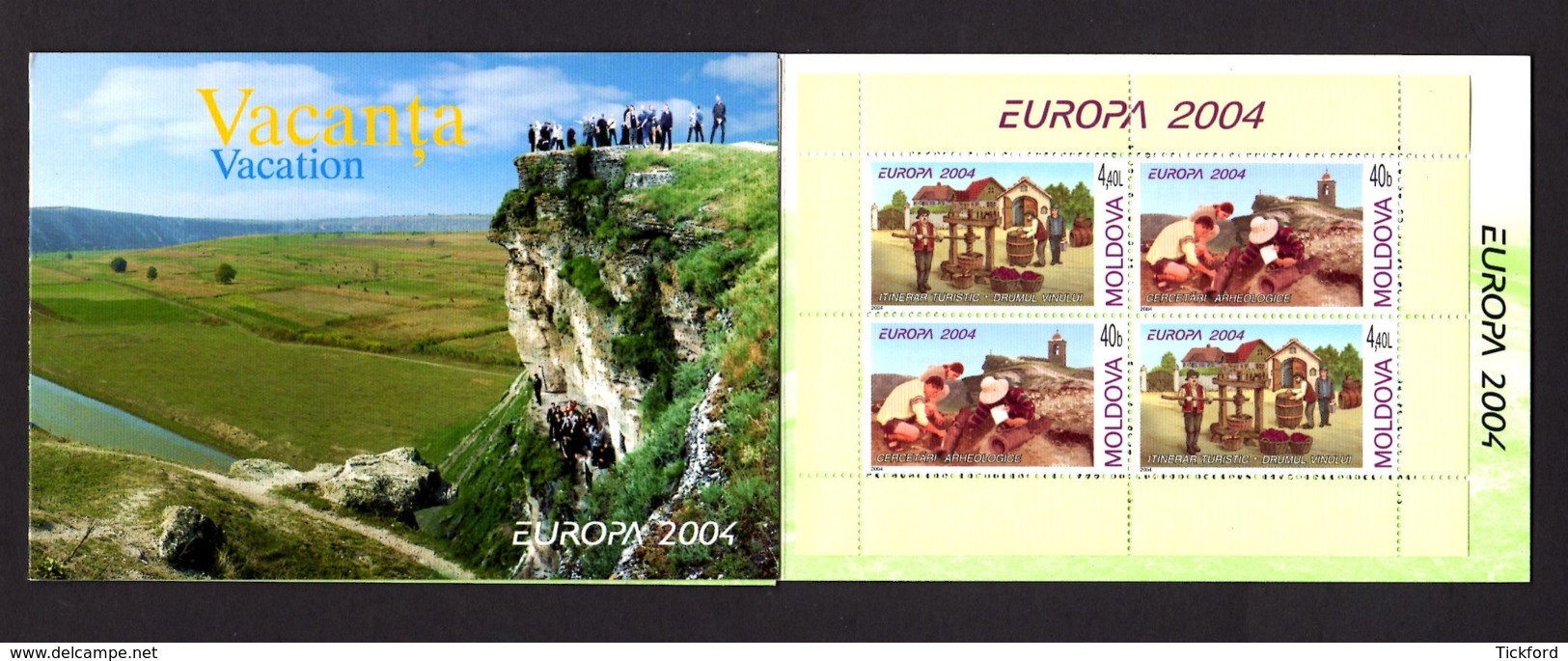 MOLDAVIE 2004 - CARNET Yvert C422 - NEUF** MNH - Europa, Les Vacances - Moldavie