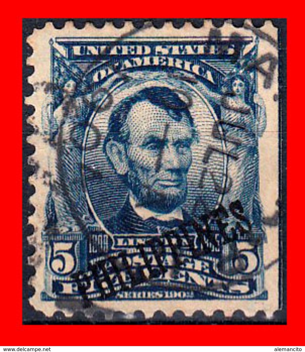 USA. FILIPINAS   PHILIPPINES (UNITED STATES) SELLO AÑO 1901 USA POSTAGE STAMPS OVERPRINTED "PHILIPPINES"  (USADO) - Philippinen