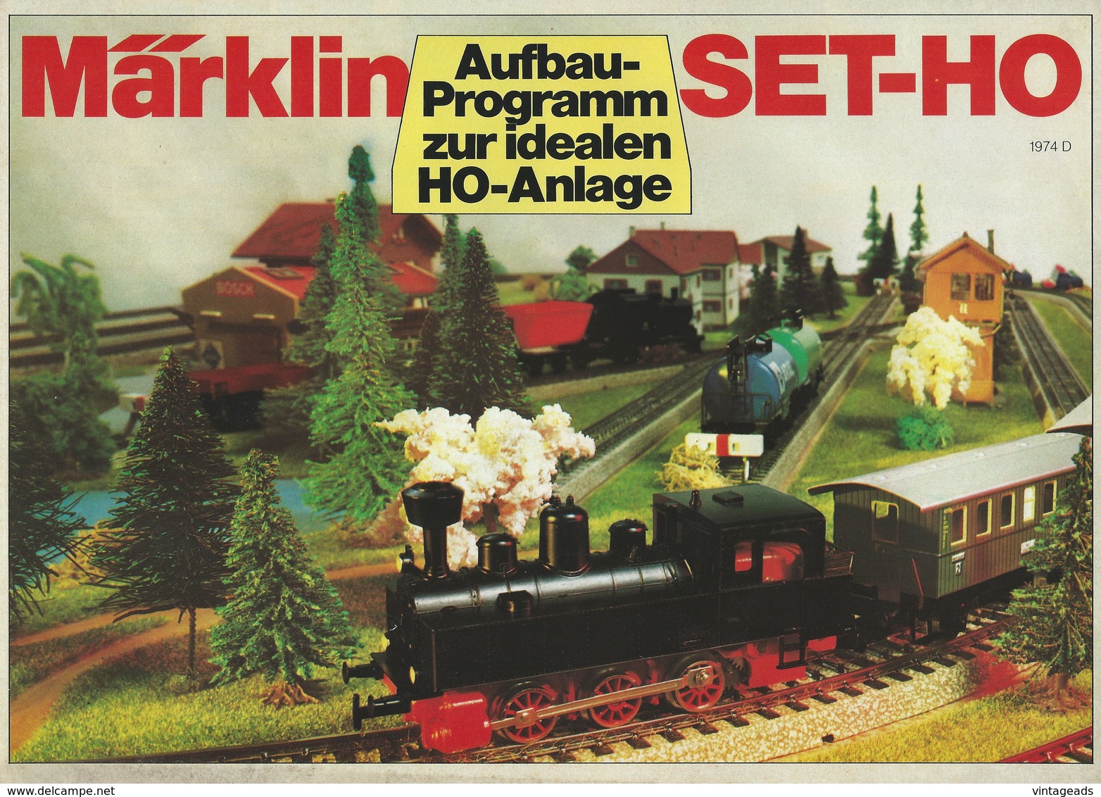KAT095 Modellkatalog MÄRKLIN SET-H0 1974, Deutsche Ausgabe, Neu - Literature & DVD