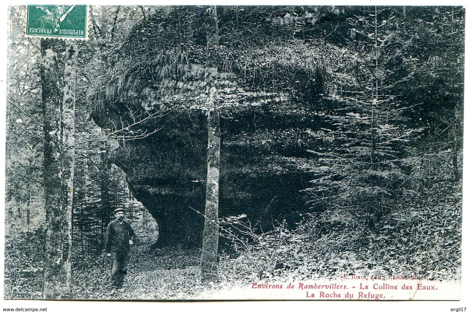 88700 JEANMÉNIL - Environs De RAMBERVILLERS - La Colline Des Eaux. La Roche Du Refuge - Altri & Non Classificati