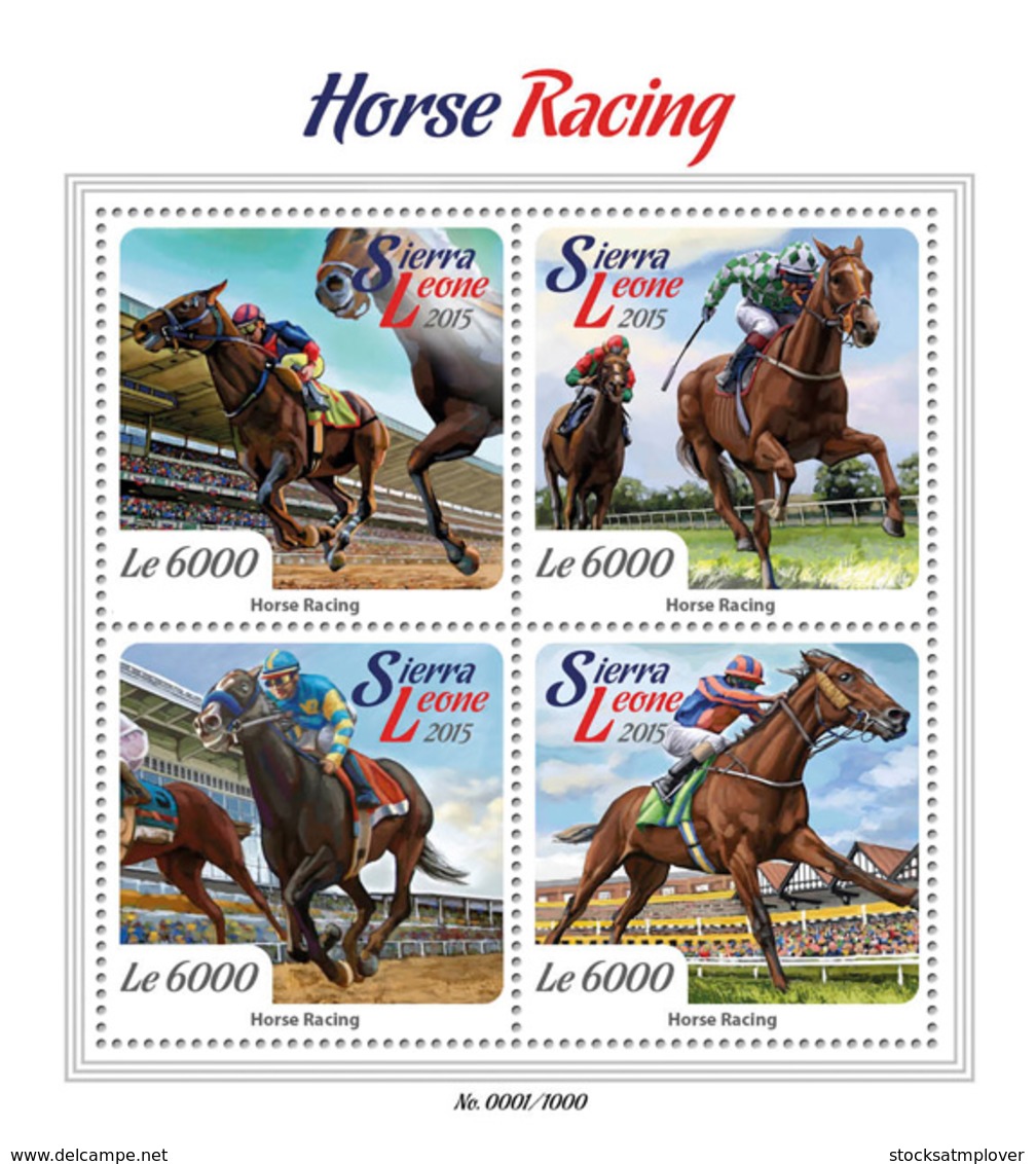 Sierra Leone 2015  Horse Racing - Sierra Leone (1961-...)