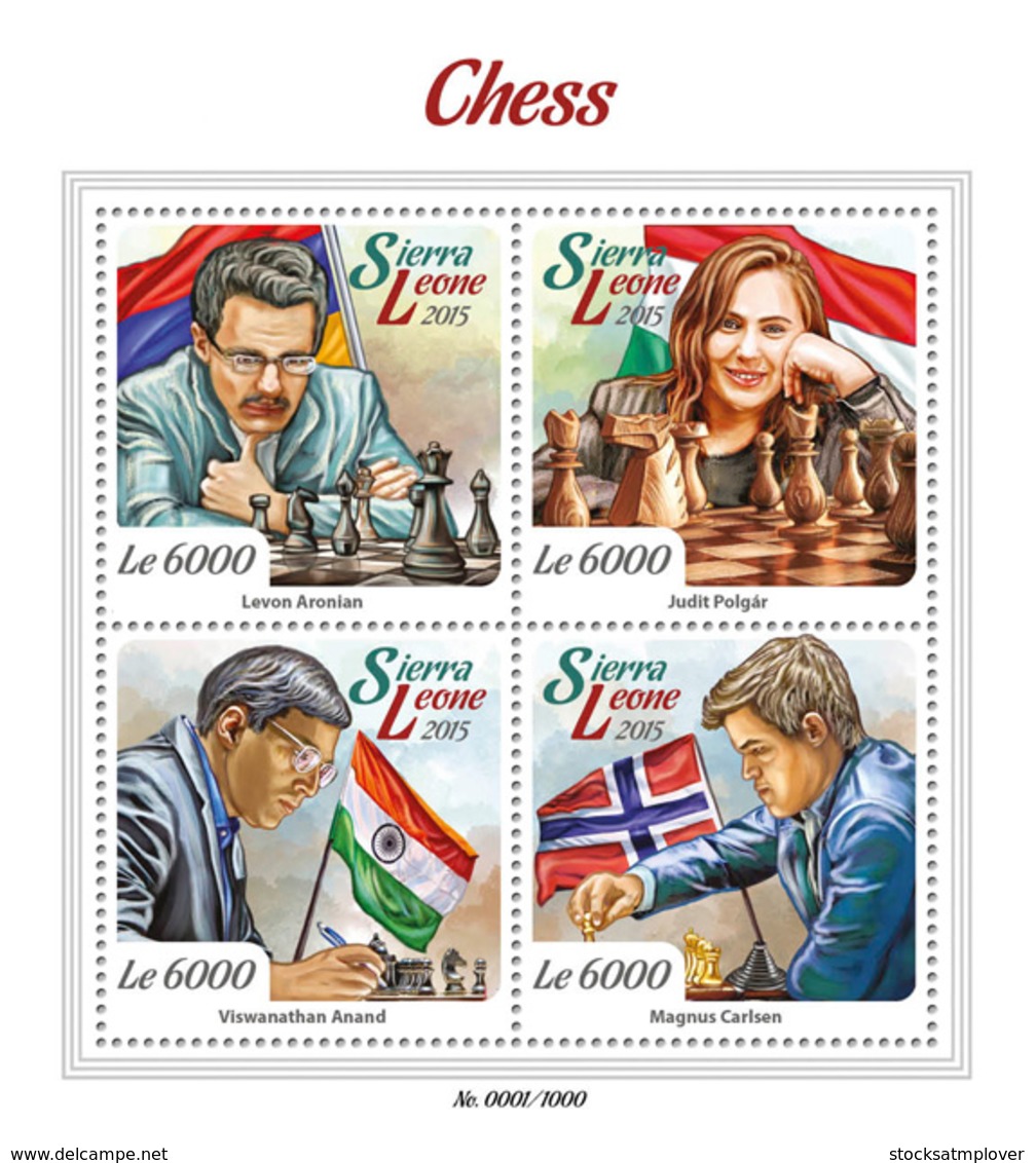 Sierra Leone 2015 Chess - Sierra Leone (1961-...)