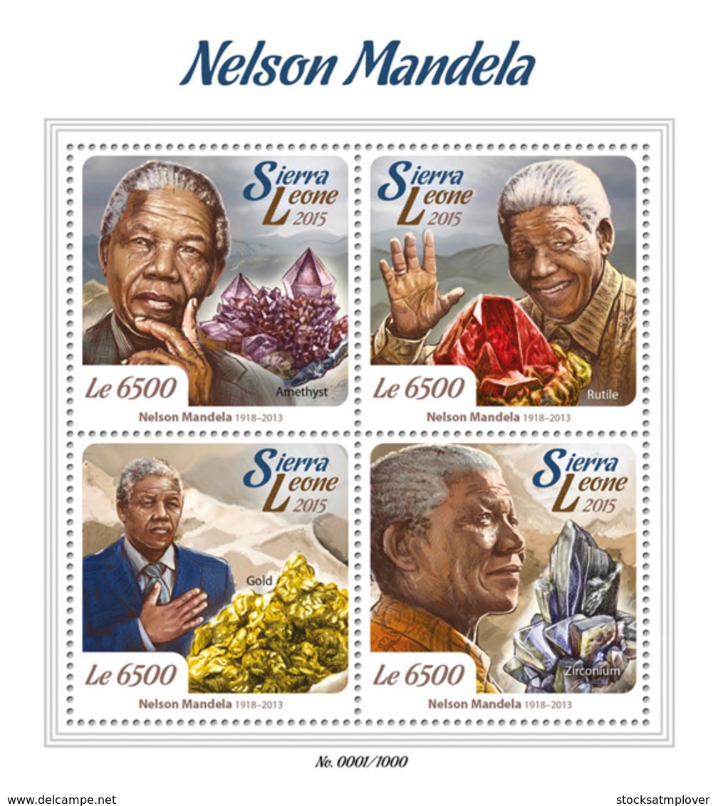 Sierra Leone 2015  Nelson Mandela - Sierra Leone (1961-...)