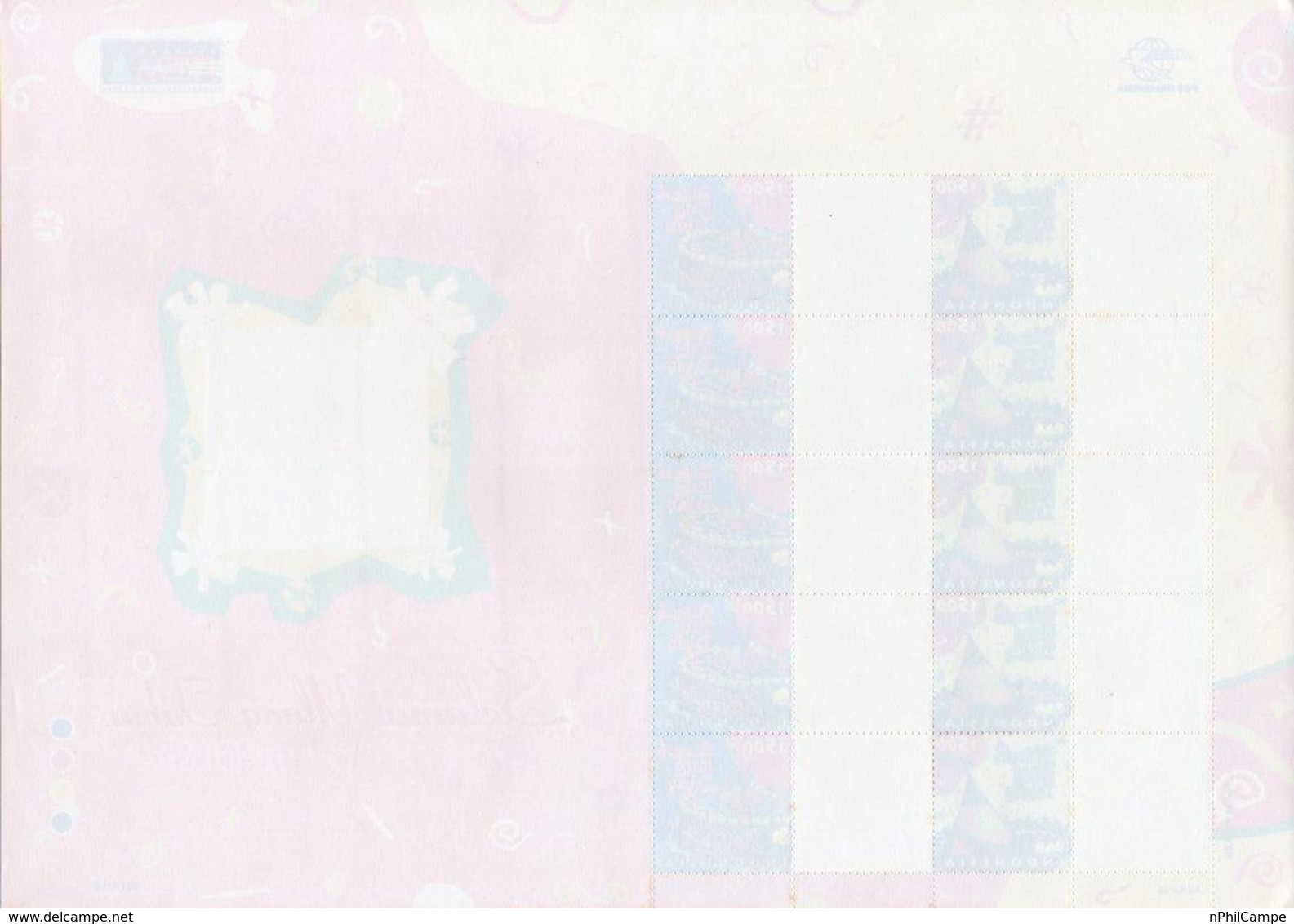 #11- Indonesia Personalized Stamp Sheet. PRISMA, Happy Birthday 2003 Unused/blank Rare - Indonesia