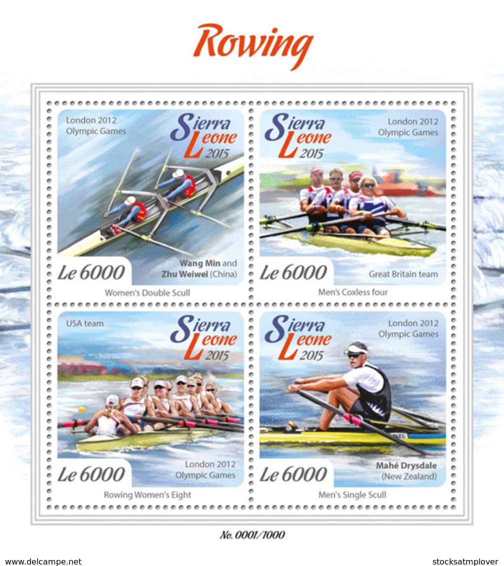 Sierra Leone 2015 Rowing - Sierra Leone (1961-...)