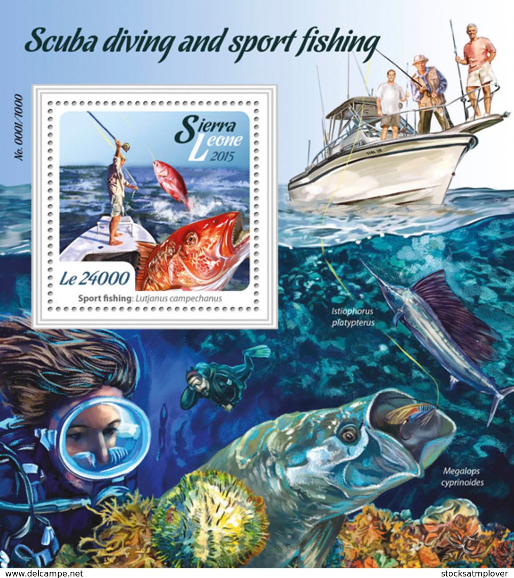 Sierra Leone 2015  Scuba Diving And Sport Fishing - Sierra Leone (1961-...)