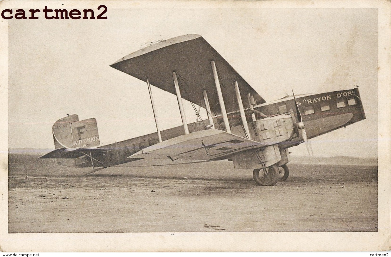 AEROPLANE AVION LIORE ET OLIVIER MOTEUR RENAULT PARIS LONDRES AEROPORT DU BOURGET - 1914-1918: 1st War