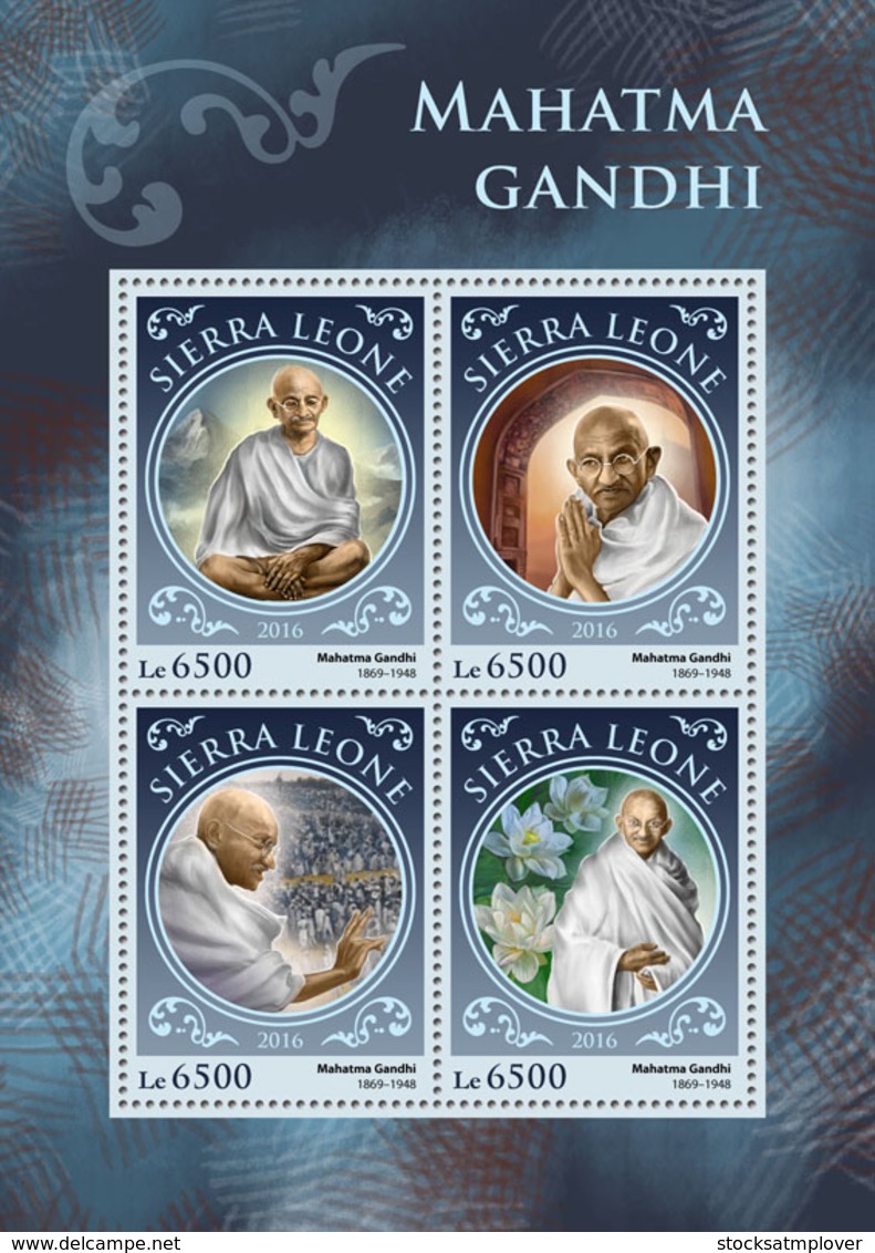 Sierra Leone 2016   Mahatma Gandhi - Sierra Leone (1961-...)