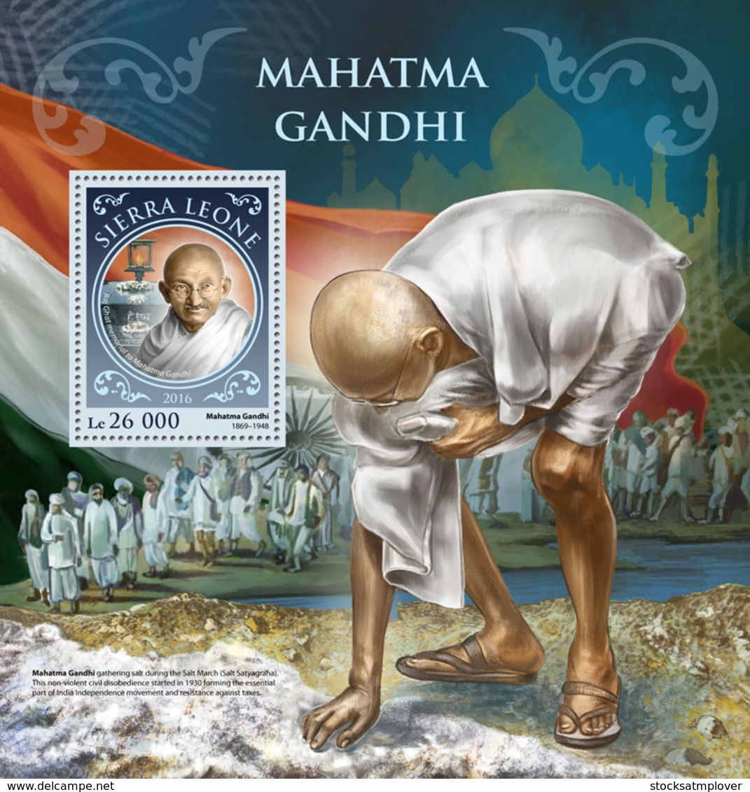 Sierra Leone 2016   Mahatma Gandhi - Sierra Leone (1961-...)