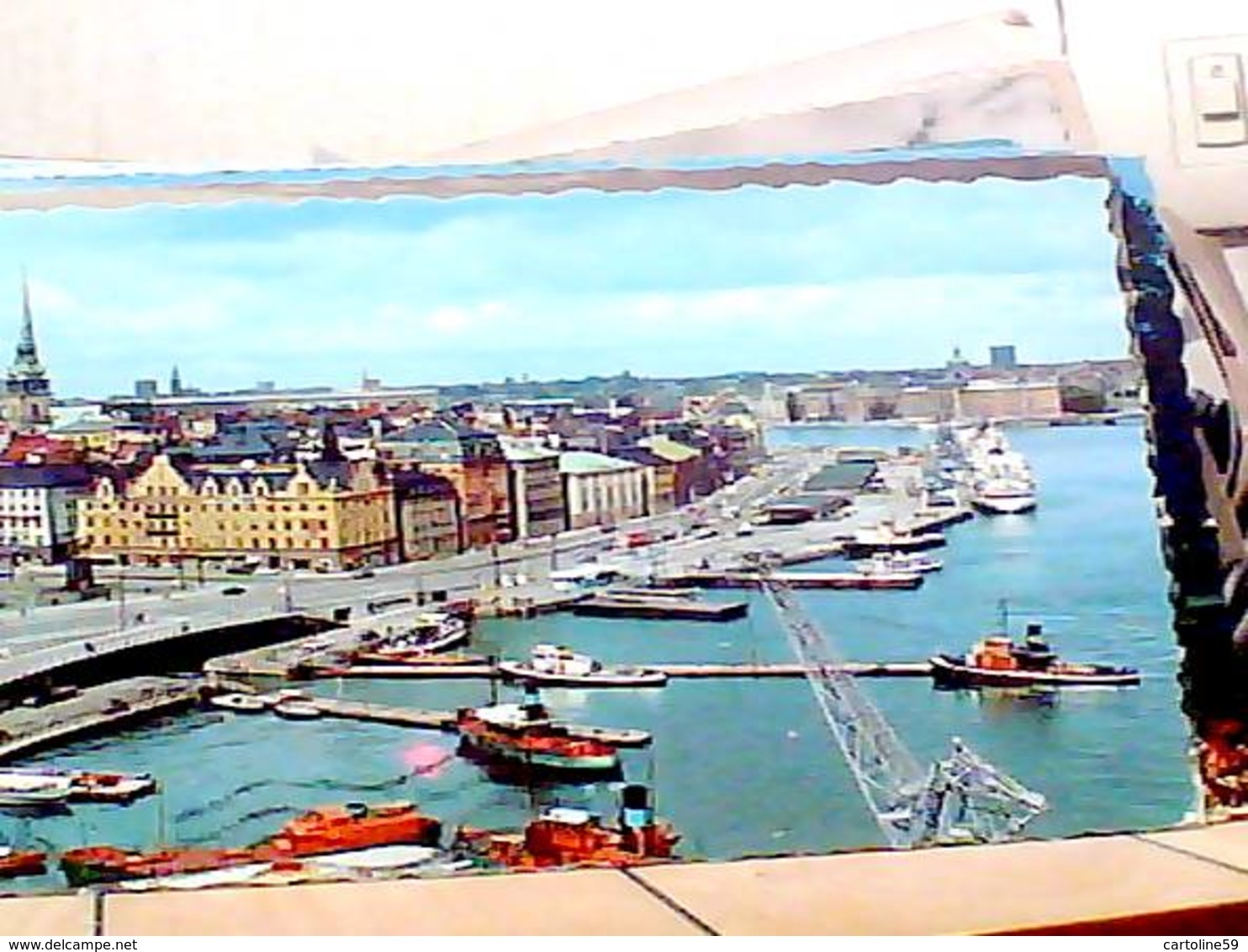 SWEDEN-SUEDE-STOCKHOLM SKEPPSBRON  NAVE SHIP  RIMORCHIATORE  VB1964 HA8335 - Svezia