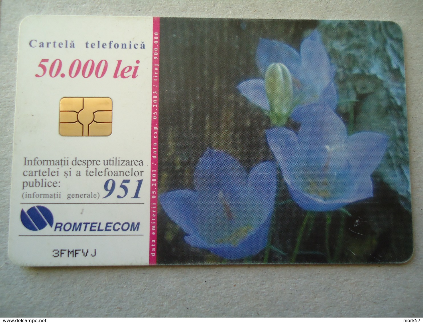 ROMANIA USED CARDS  PLANTS FLOWERS - Romania