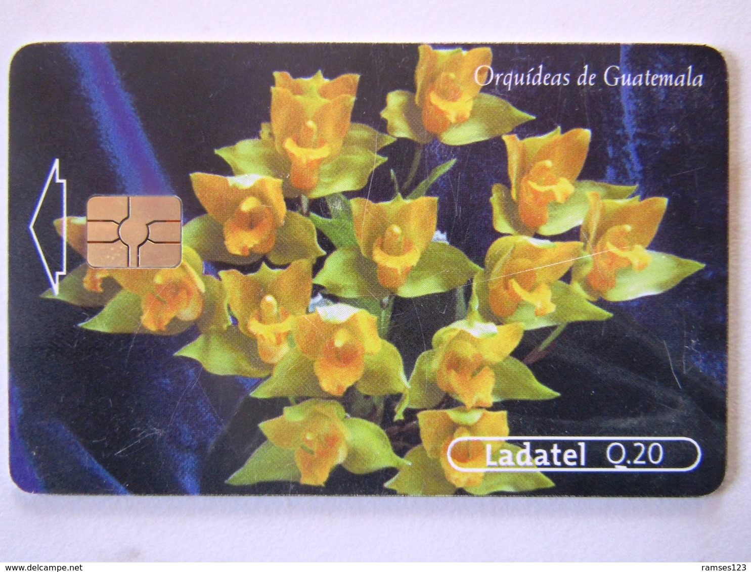 1   CARD GUATEMALA  ORCHIDDEE   4/4 - Guatemala