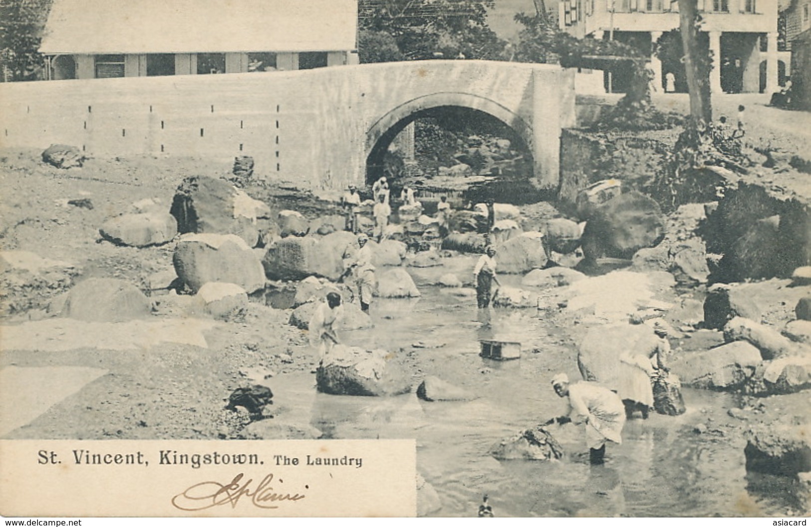 St Vincent Kingstown The Laundry  Undivided Back - Saint Vincent En De Grenadines